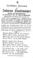 Stadlmayer Johann 1859 gefangen